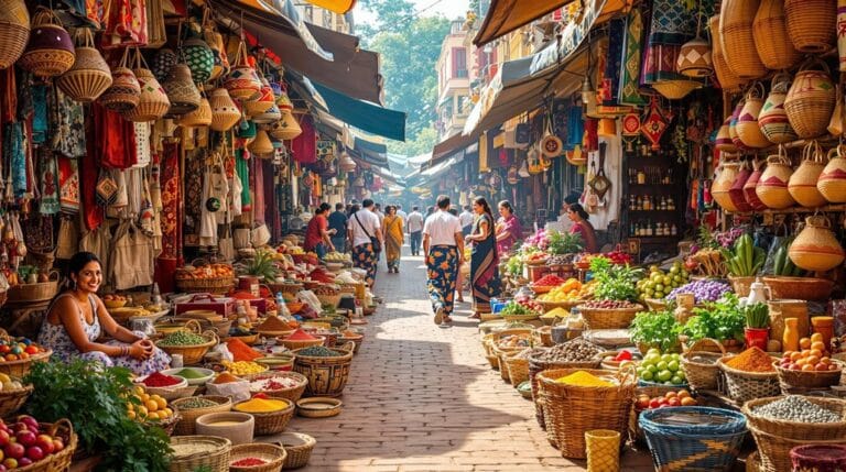 vibrant diverse communal interactions