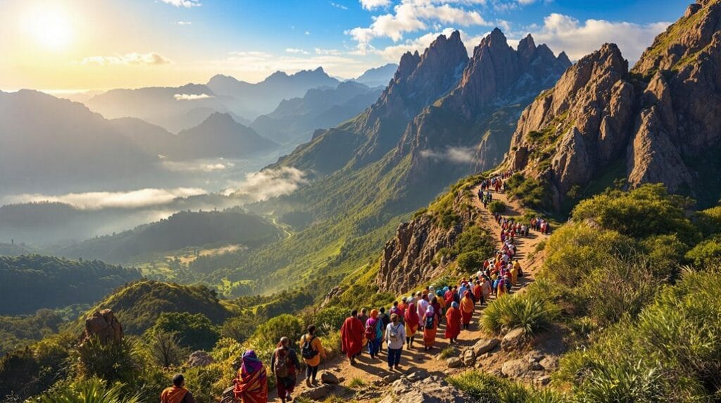 sacred mountains pilgrimage revival
