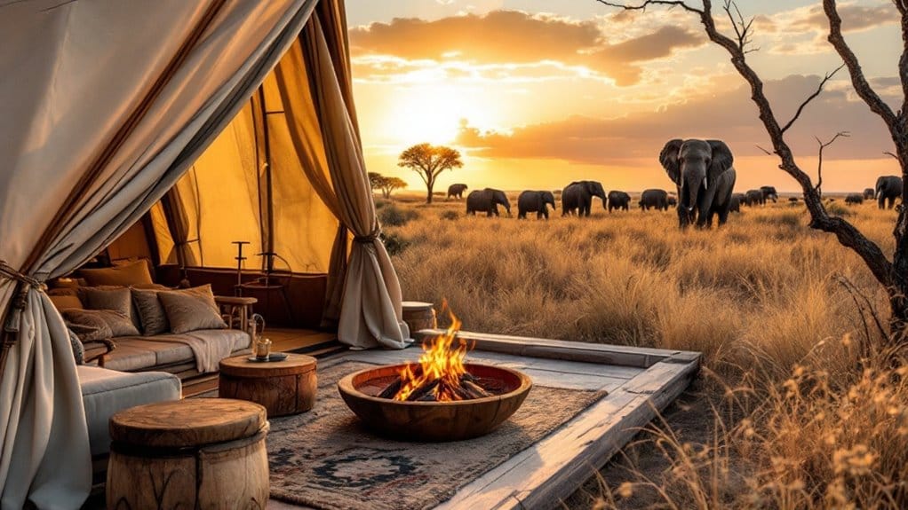 luxury safari camping experience