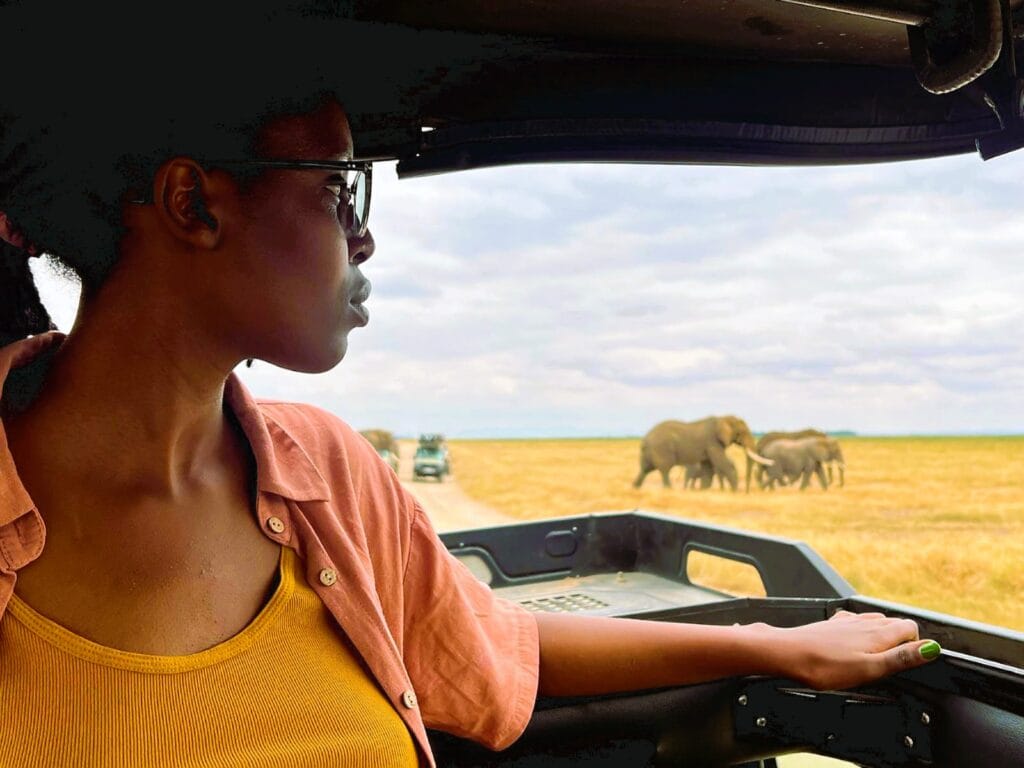 Sheridan in Amboseli Kenya